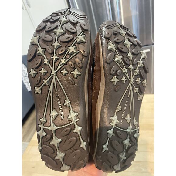 Merrell Yarra Womens Suede Waterproof 200 Gram Primaloft Boots Brown Size 7 - Picture 3 of 10